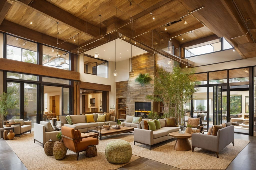 Current Trends in Interior Architecture: Embracing Sustainability, Vibrancy, and Inclusivity