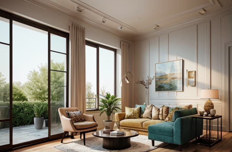Creative transformations in Interior Design: Emphasizing Natural Light, Personalization, and Efficient Space Usage