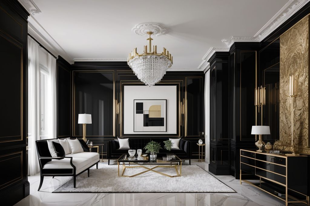 Creating Timeless Elegance: Mastering Black and White Interior Design
