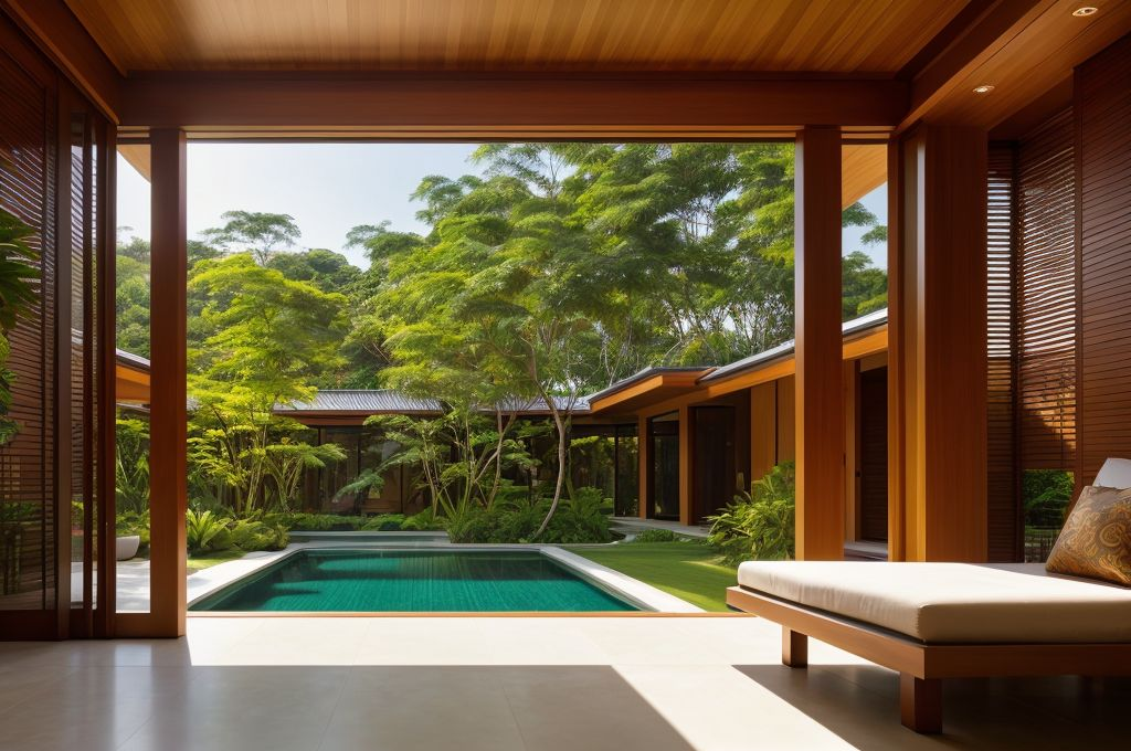 Combining Elements of Nature and Thai Tradition in Modern and Adaptive Interior Design