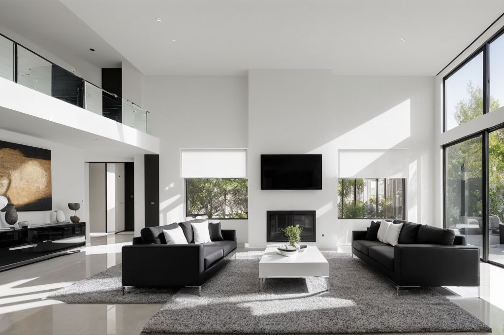 Exploring the Elegance of Black and White in Interior Design