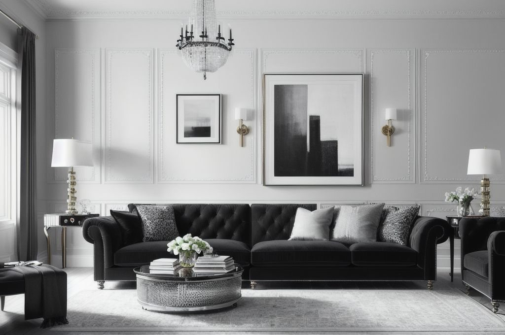 Universally Adored: Exploring Black and White Designs and Texture in Interior Decor