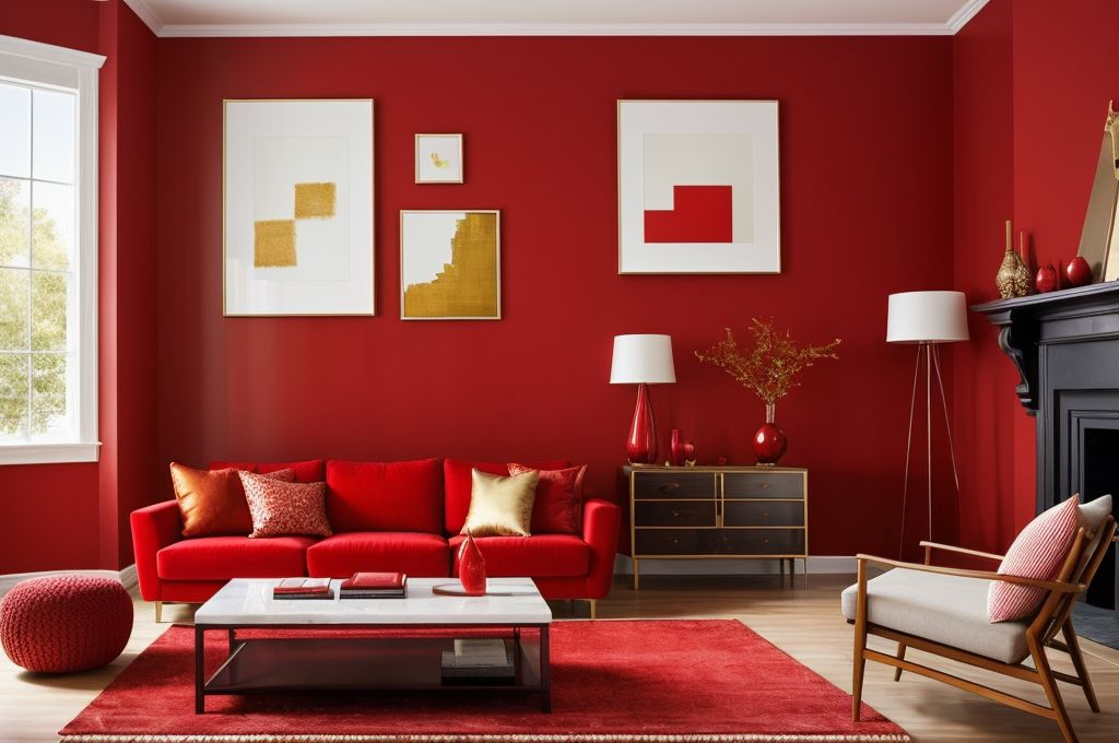 Unleashing the Power of Red in Interior Design: Enhancing Space with Passion and Energy