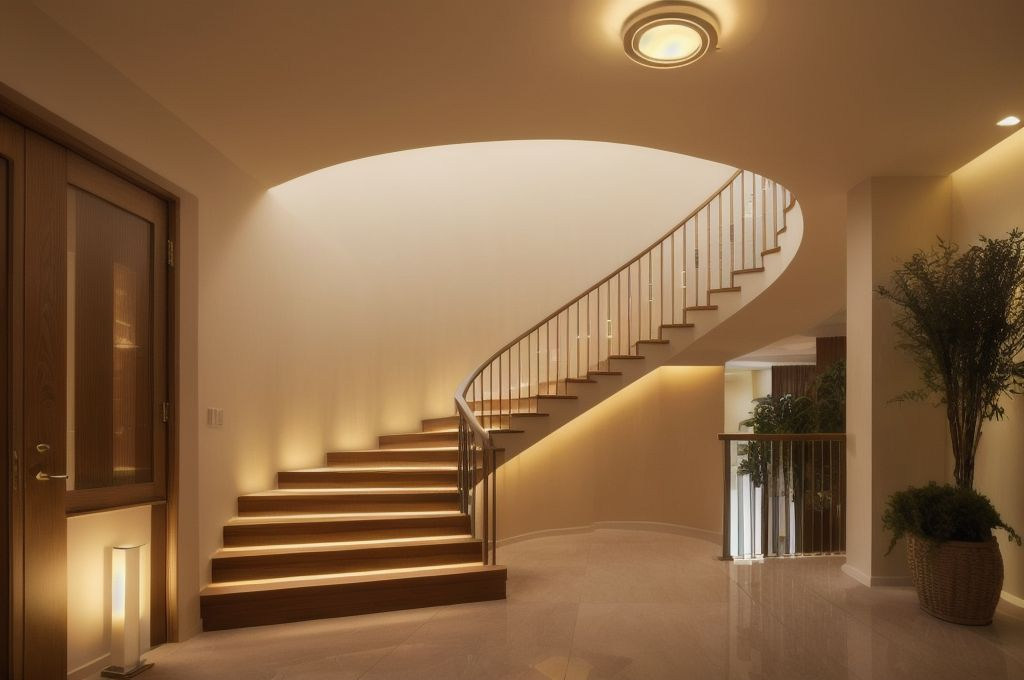 Explore various types of indoor lighting like recessed, LED, and task lighting for different home ambiances. Complement with home décor like the Nordic Wood Sconce or lighted stairs. Ensure proper installation knowledge.