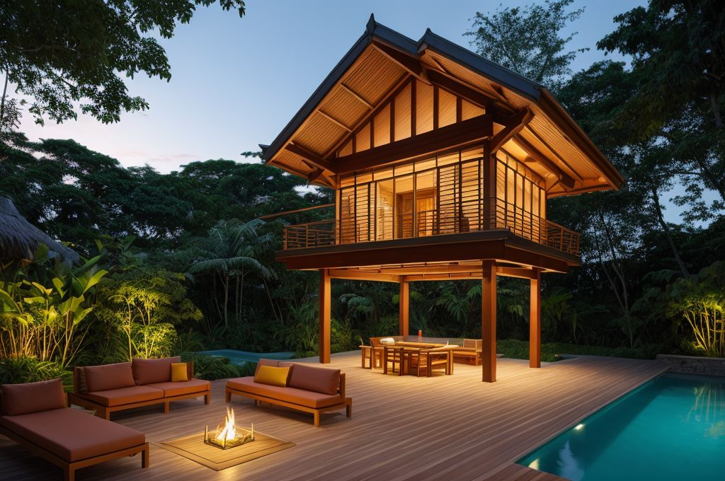Blending Tradition and Modernity: Exploring the Design of Nipa Hut and Trynagoal Tea House