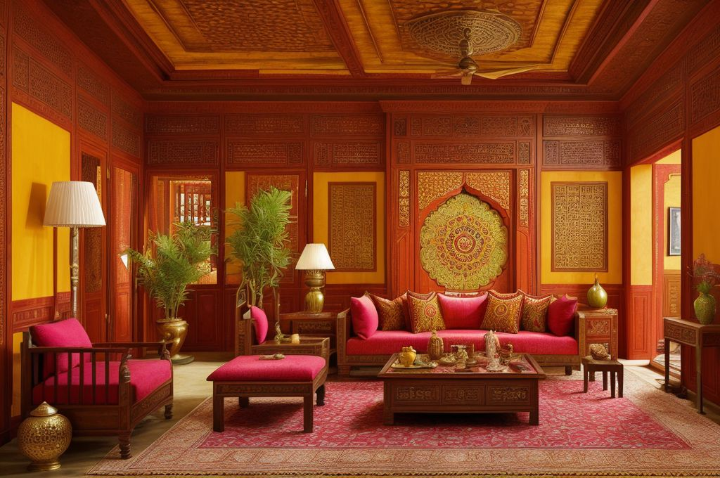 Exploring the Key Features of Indian Interior Design: From Traditional Motifs to Vibrant Color Schemes