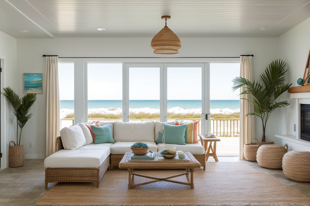 Enhancing Your Home with Coastal Aesthetics, Repurposed Items, and Simplified Living Trends