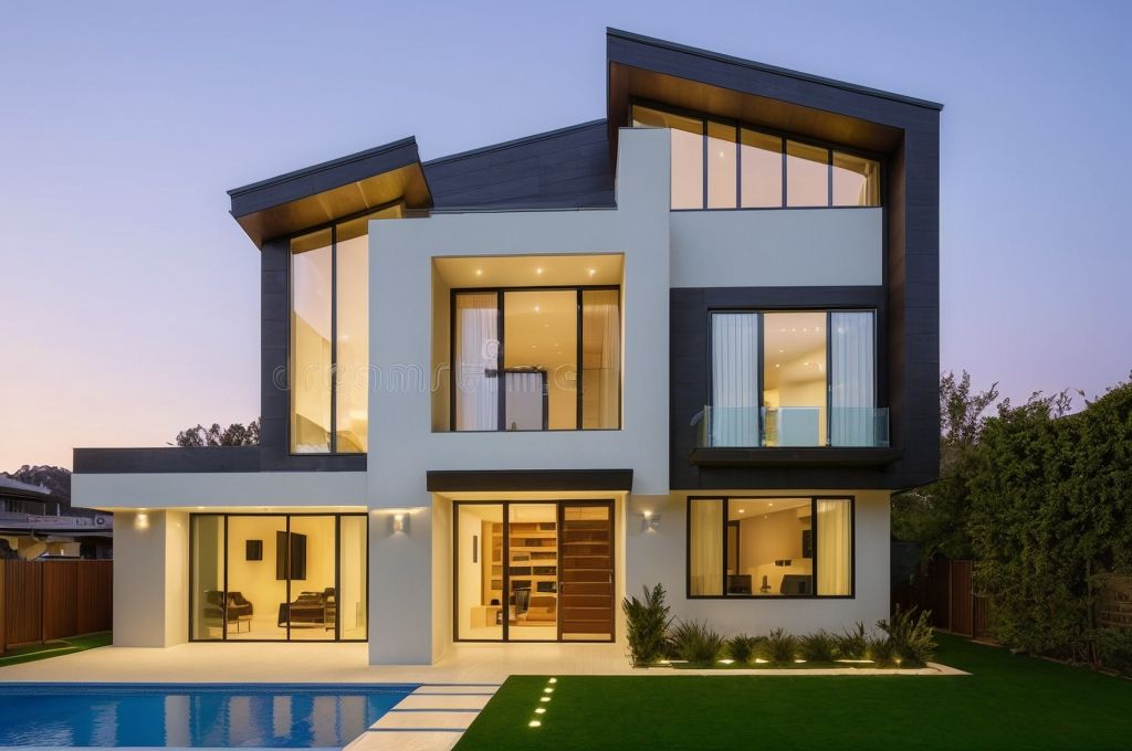 Exploring Unique House Designs on Social Media and Stock Photo Platforms