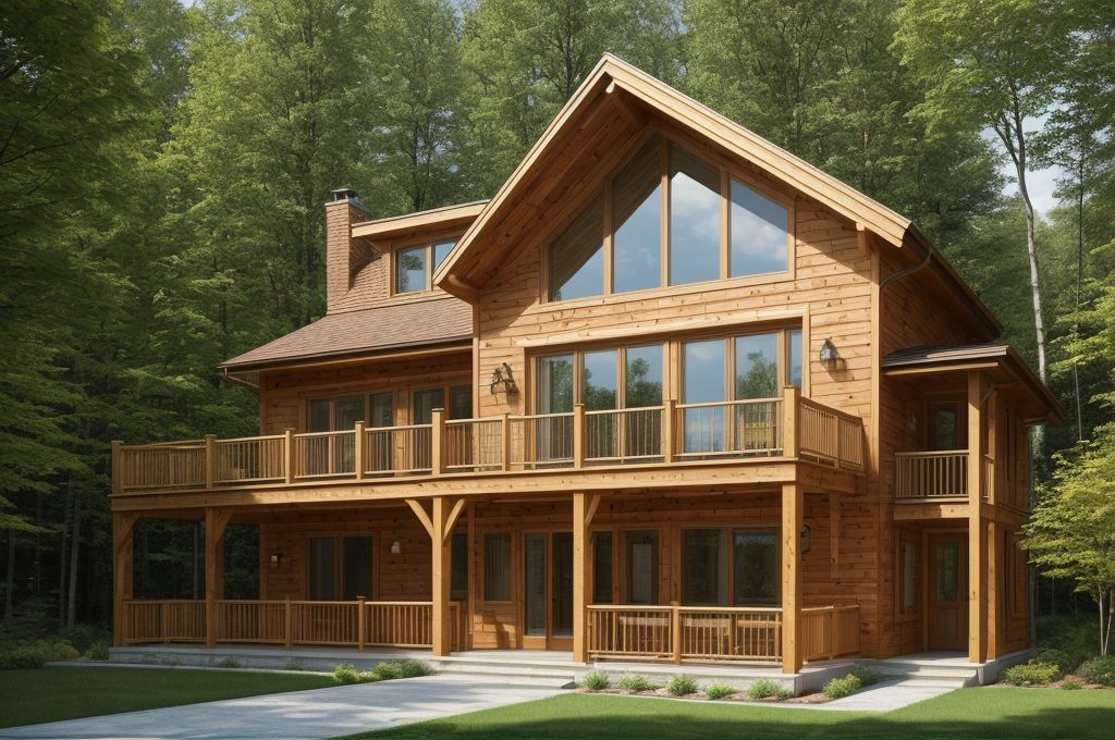 Exploring the Sustainable Charm of Wooden House Designs: A Close Look at Aesthetics, Durability, and Eco-Friendly Materials