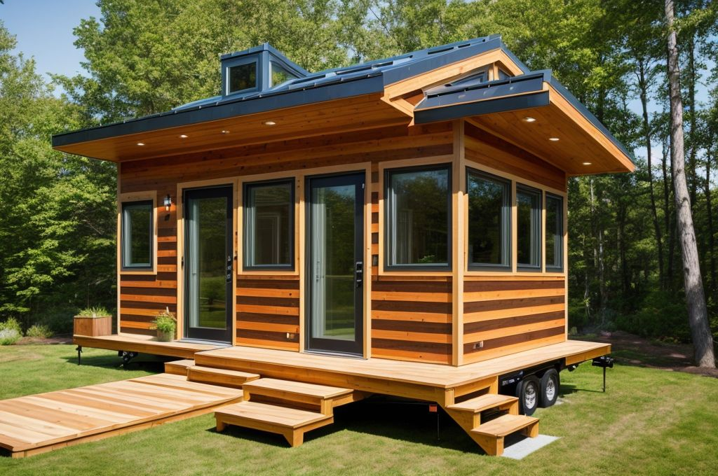 Embracing the Tiny House Movement: Financial Freedom, Luxurious Features, and Creative Space Efficiency