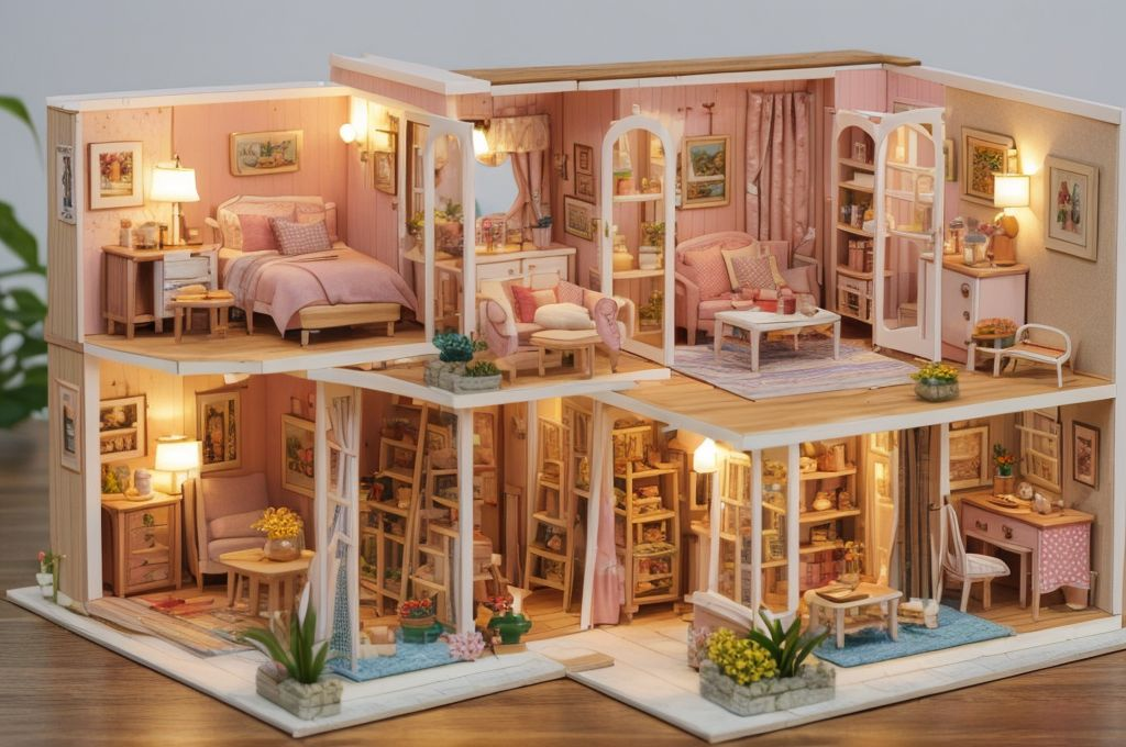 Exploring the Art of Miniature Dollhouse Building and Customisation with Crafts&Co