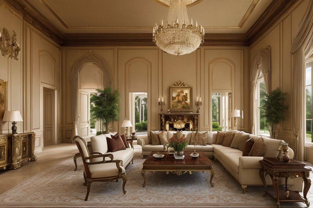 Unraveling the Sophistication of Mansion Interior Design: From Custom-Designed Features to Spaces Symbolizing Wealth and Status