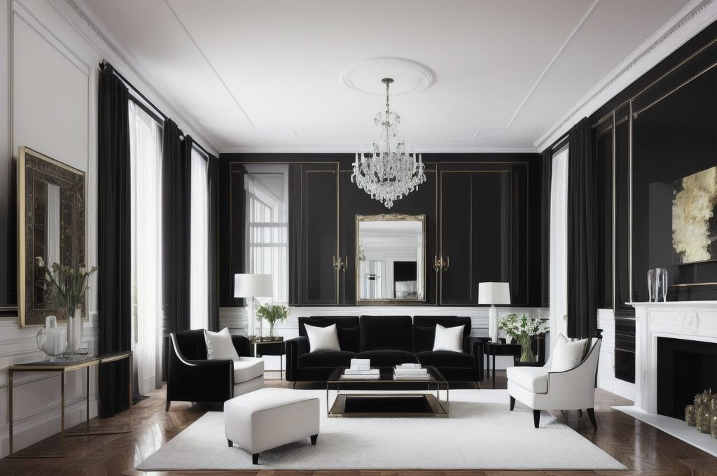 Creating a Timeless Interior: Embracing the Elegance and Versatility of the Black and White Color Scheme